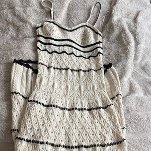Zara Crochet Midi Dress